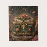 Taurus Rose Treasury Casket Zodiac Art