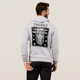 Taurus Season Zodiac Sign Horoscope Logo Hoodie