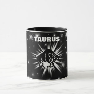 Taurus sign mug