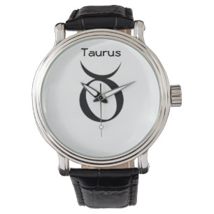 Taurus Sign of the Zodiac Mens Watches. Watch