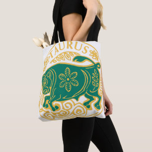 Taurus Sign of the Zodiac on a Tote Bag