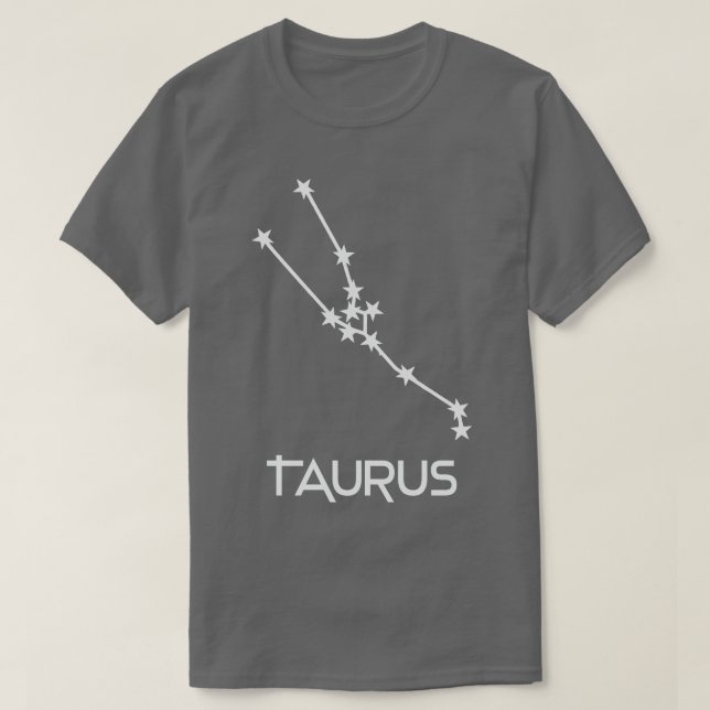 Taurus Sign Zodiac T-Shirt (Design Front)