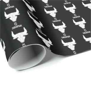 Taurus Silhouette Wrapping Paper