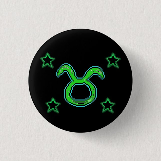 TAURUS Stars 3 Cm Round Badge (Front)
