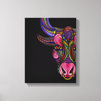 Taurus Symbol Canvas Print