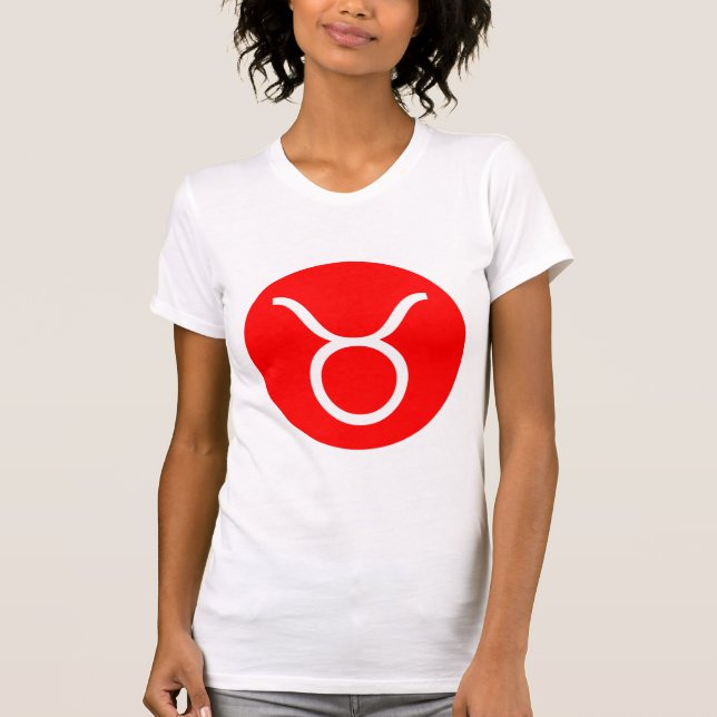 Taurus Symbol - Customised T-Shirt (Front)