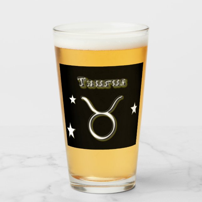 Taurus symbol     glass (Front Filled)