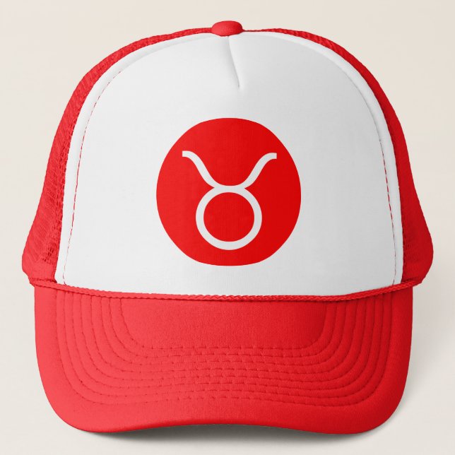 Taurus Symbol Trucker Hat (Front)