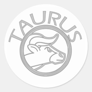 Taurus the Bull Classic Round Sticker