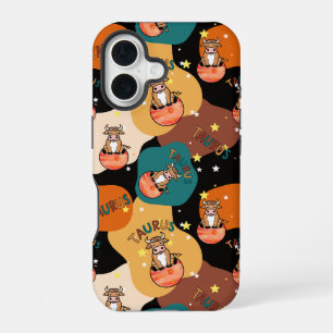 Taurus the bull King of the phone iPhone 16 Case