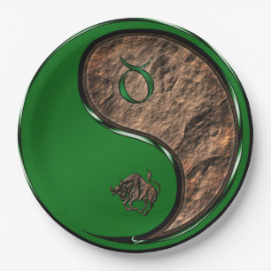 Taurus the Bull Paper Plate