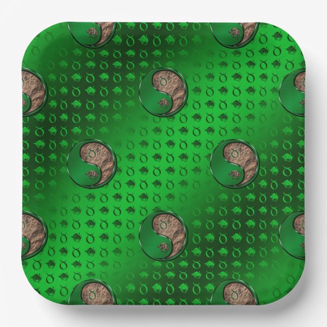 Taurus the Bull Paper Plate (Front)