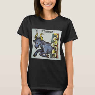 Taurus the Bull, Vintage Signs of the Zodiac T-Shirt