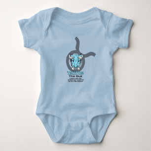 Taurus the bull zodiac astrology baby boy bodysuit