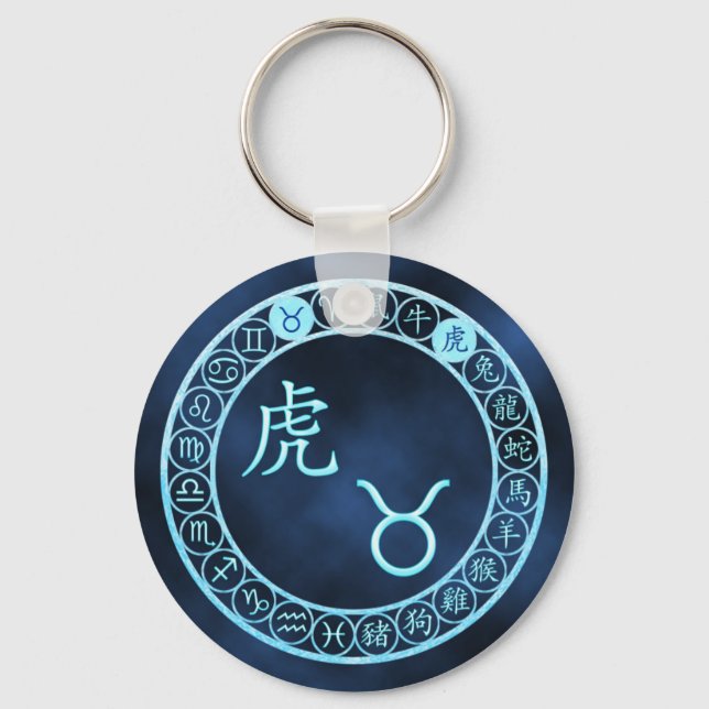 Taurus/Tiger Key Ring (Front)