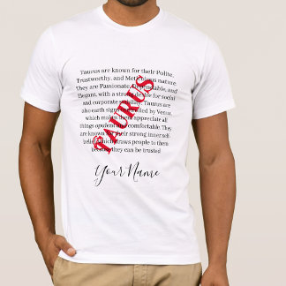 Taurus Traits and Zodiac Sign T-Shirt