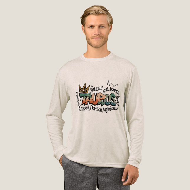 Taurus  Tri-Blend shirt (Full Front)