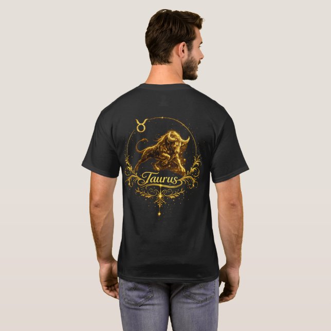 Taurus Unique Zodiac sign, star sign  T-Shirt (Back Full)