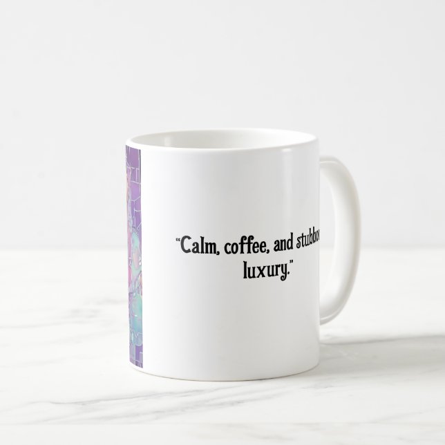 Taurus Vibes Zodiac Mug (Front Right)