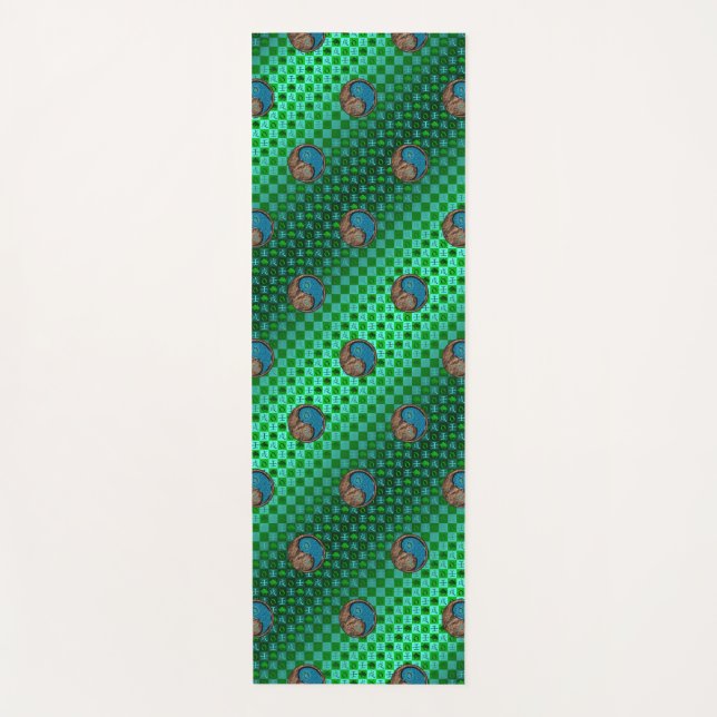 Taurus & Water Dog Yoga Mat (Front)