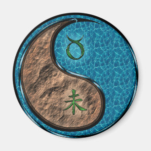 Taurus & Water Goat Magnet