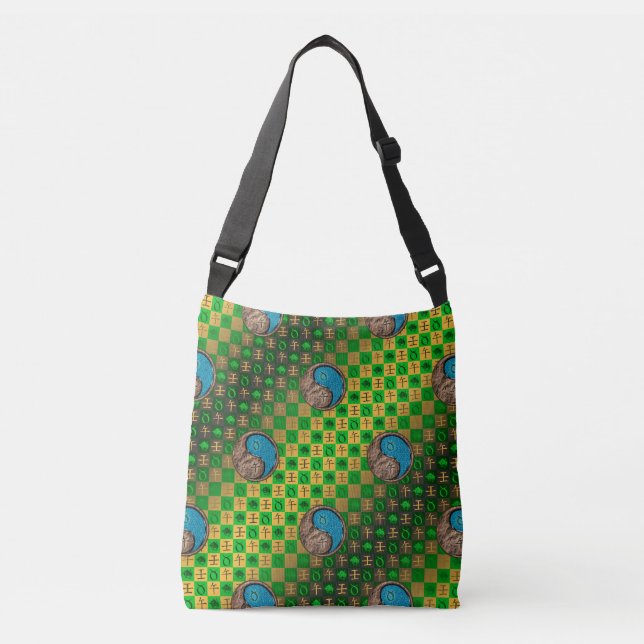 Taurus & Water Horse Crossbody Bag (Front)