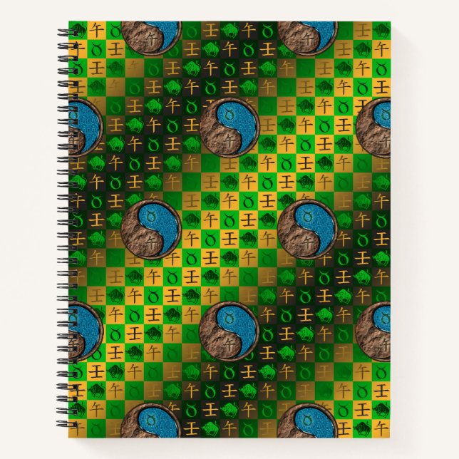 Taurus & Water Horse Notebook (Front)
