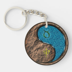 Taurus & Water Monkey Key Ring