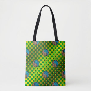 Taurus & Water Monkey Tote Bag