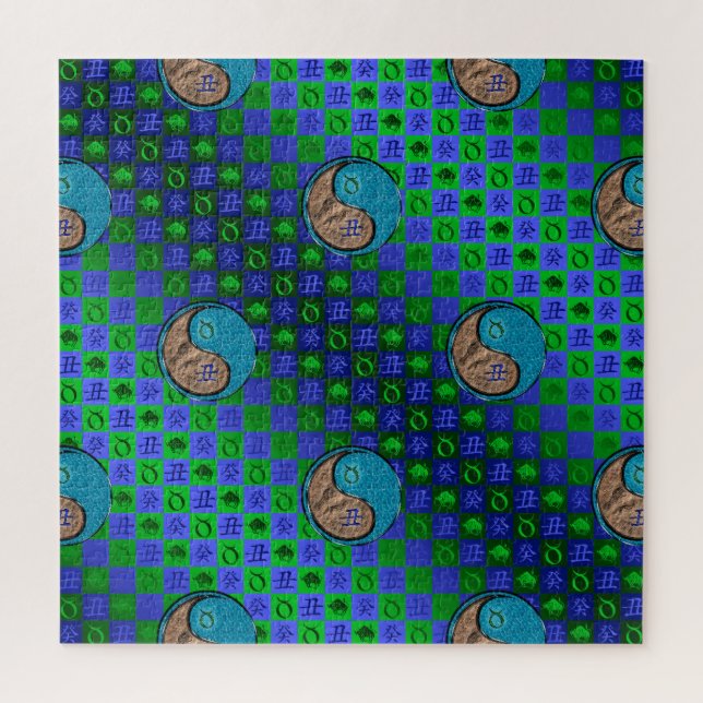 Taurus & Water Ox Jigsaw Puzzle (Vertical)
