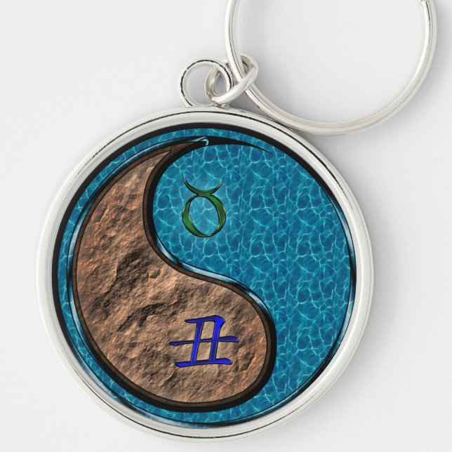 Taurus & Water Ox Key Ring (Front)