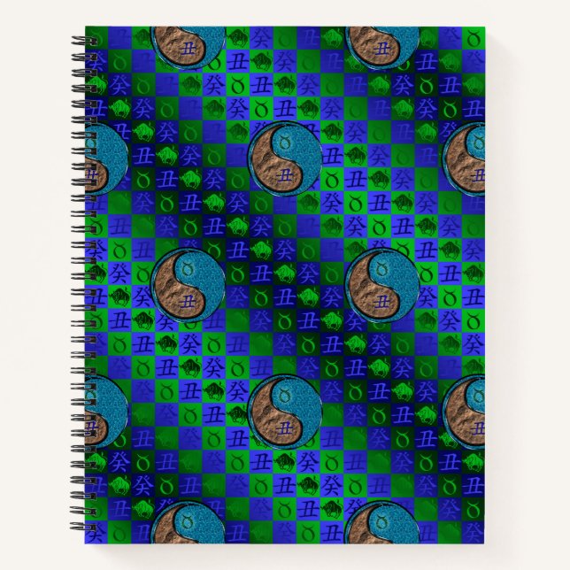 Taurus & Water Ox Notebook (Front)