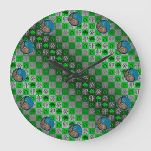 Taurus & Water Rabbit Large Clock