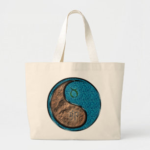 Taurus & Water Rabbit Large Tote Bag