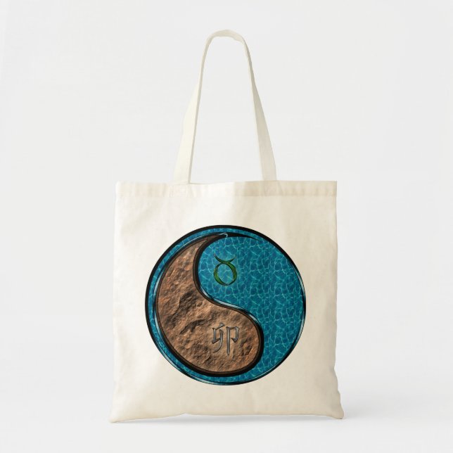Taurus & Water Rabbit Tote Bag (Front)