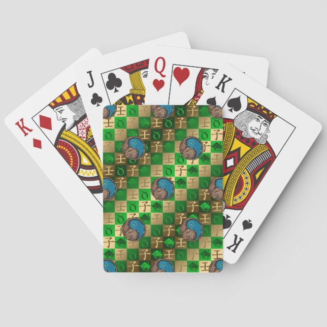Taurus & Water Rat Playing Cards (Back)