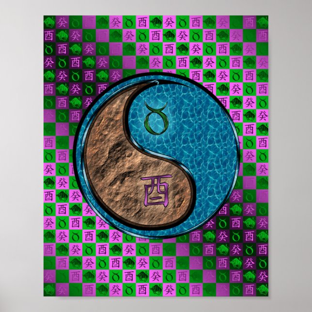 Taurus & Water Rooster Poster (Front)