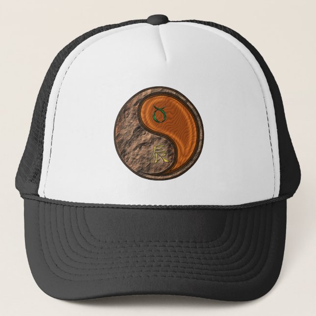 Taurus & Wood Dragon Trucker Hat (Front)
