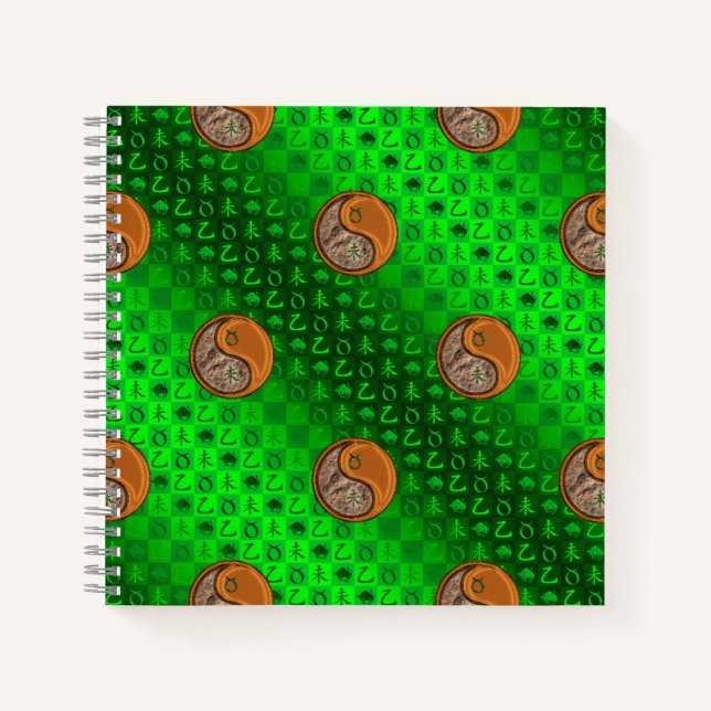 Taurus & Wood Goat Notebook (Front)