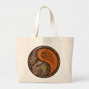 Taurus & Wood Monkey Large Tote Bag