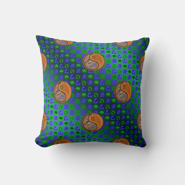 Taurus & Wood Ox Cushion (Front)