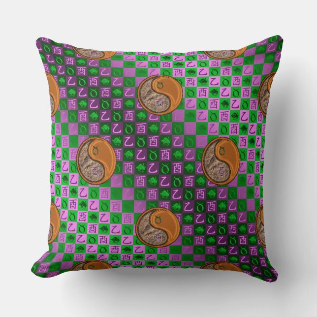 Taurus & Wood Rooster Cushion (Front)