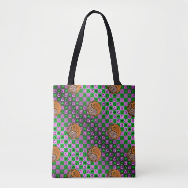 Taurus & Wood Rooster Tote Bag (Front)