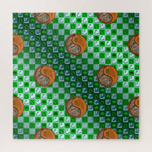 Taurus & Wood Snake Jigsaw Puzzle