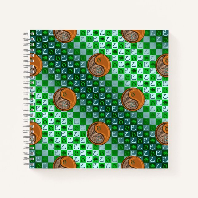 Taurus & Wood Snake Notebook (Front)