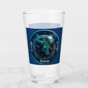 Taurus Zodiac Customisable Beer Glass