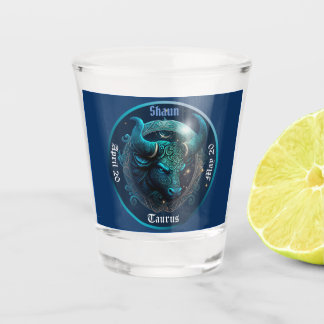 Taurus Zodiac Customisable Shot Glass