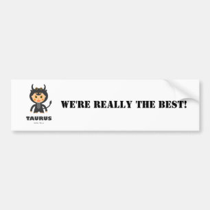 Taurus Zodiac for Kids Bumper Sticker