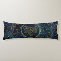 Taurus Zodiac Gold Abalone on Constellation