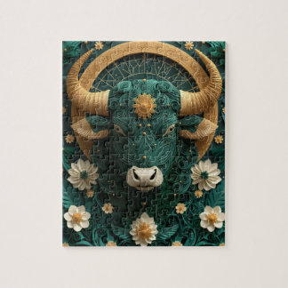Taurus Zodiac Paper Quilling Jigsaw Puzzle